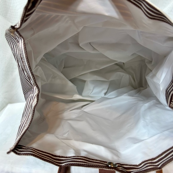 New Brown and White Modoker Expandable Leakproof Lunch Bag - Picture 6 of 9